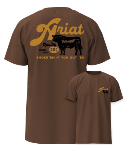 Ariat Mens BBQ Smoke Short SleeveTee