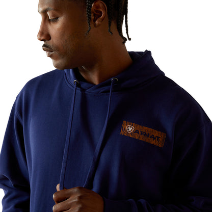 Ariat Mens Woodshop Stack Hoodie