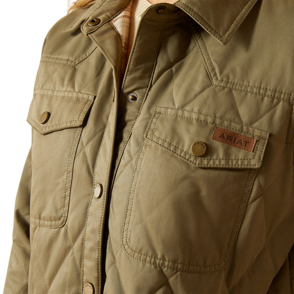 Ariat Womens Grizzly Quilted Barn Jacket