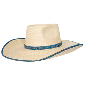 SUNBODY HAT AVA STANDARD PEACOCK FEATHERS