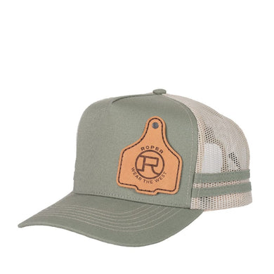 Roper Trucker Cap Cattle Tag