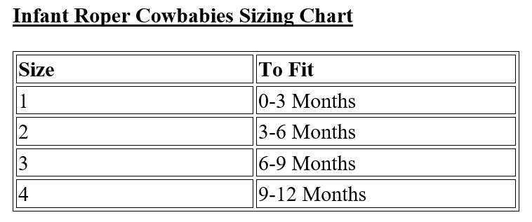 ROPER INFANT COWBABY DESERT BOOTS