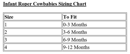 ROPER INFANT COWBABY VIPER TAN BOOTS