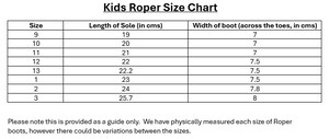 ROPER KIDS CLINT BOOTS