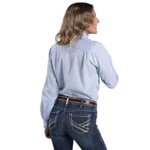 Load image into Gallery viewer, Just Country Womens Abbey Frills Full Button Print Workshirt