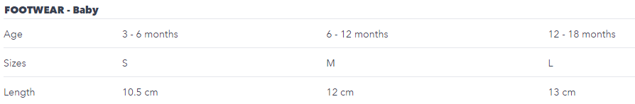 THOMAS COOK BABY BOOTIES