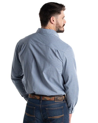 Just Country Mens Austin Full Button Print Workshirt
