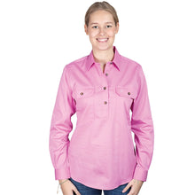 Load image into Gallery viewer, Just Country Womens Jahna Half Button Country Workshirt