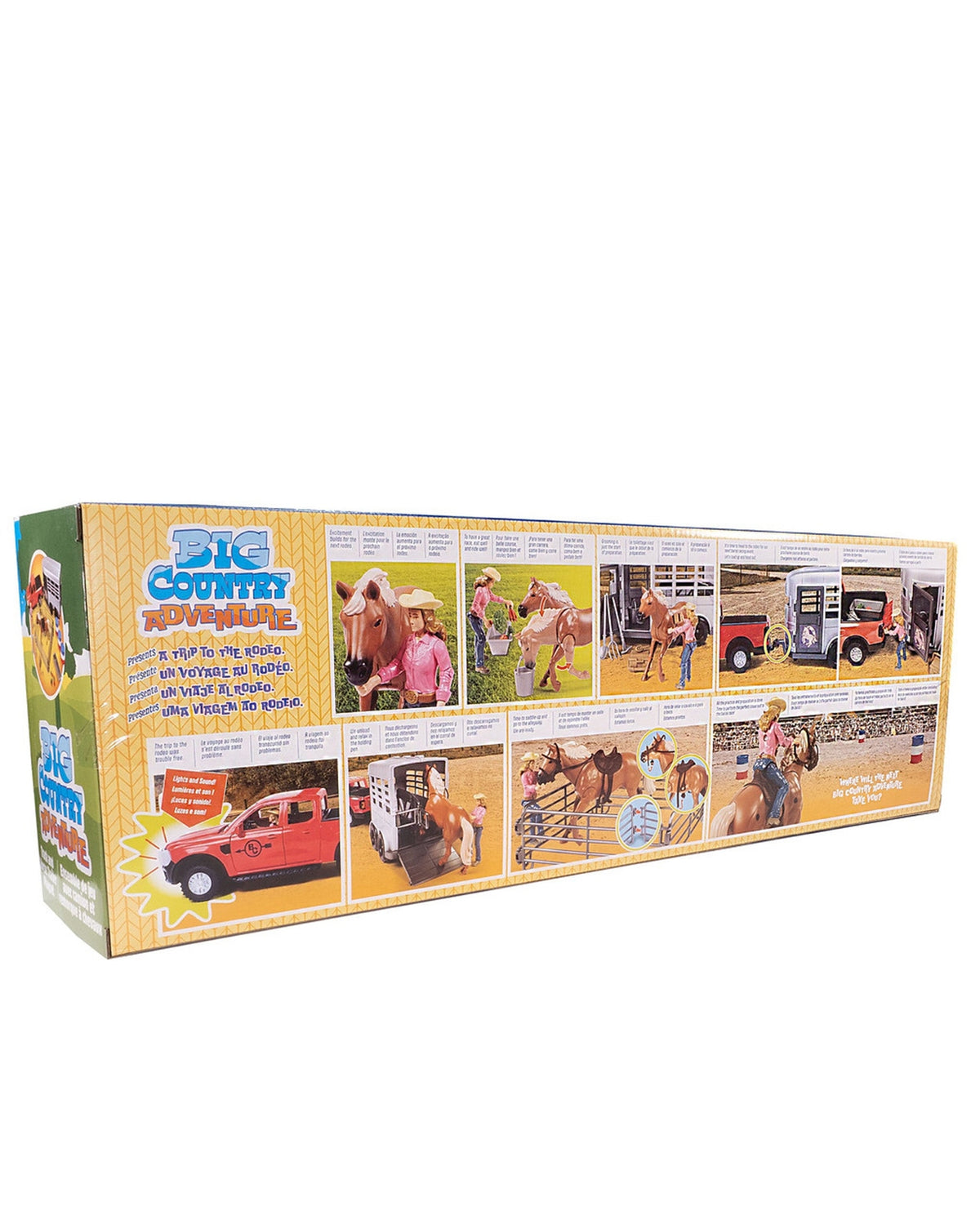 Big Country Toys 24 Piece Truck & Horse Trailer Playset