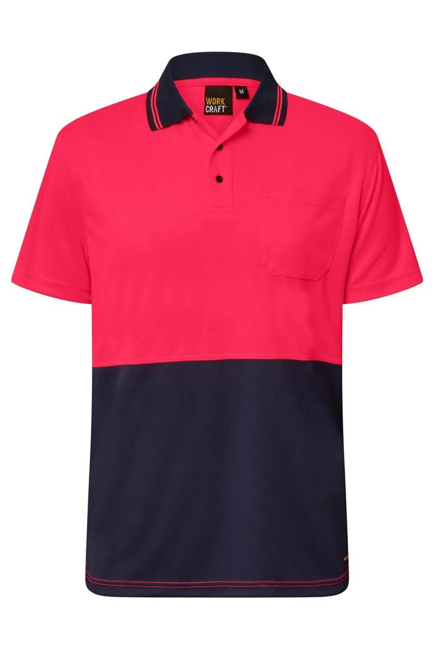 Workcraft Hi-Vis Two Tone Pocket Polo