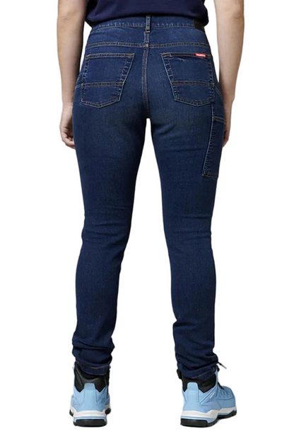 Hard Yakka Womens High Waisted Slim Fit Jegging Jean