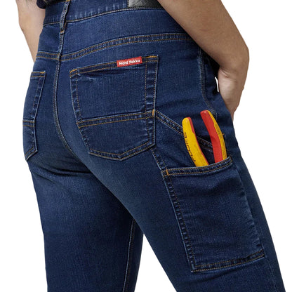 Hard Yakka Womens High Waisted Slim Fit Jegging Jean