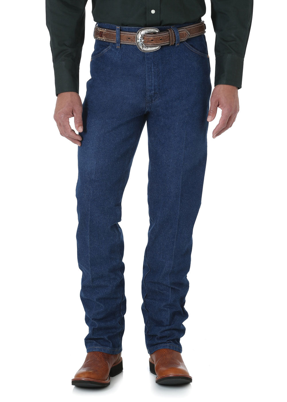 Wrangler Mens Cowboy Cut Slimfit Jeans 34 Inch Leg