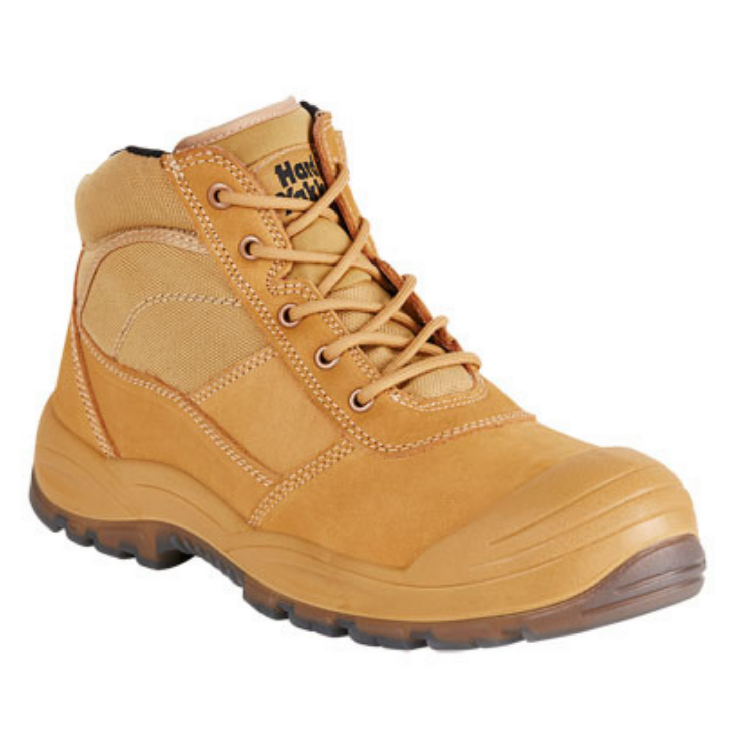 Hard Yakka Utility Zip Sided Steel Toe Safety Boot Wheat