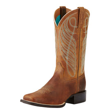 Load image into Gallery viewer, Ariat Womens Round Up Wide Square Toe Boots