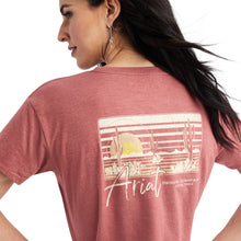 Load image into Gallery viewer, ARIAT WOMENS SUNSET LOCKUP SS TEE