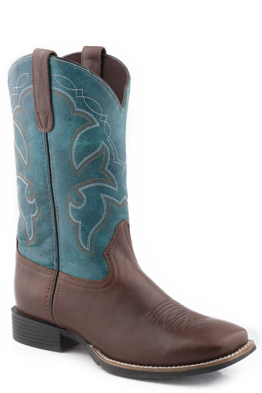 ROPER BIG KIDS MONTEREY LEATHER WESTERN BOOTS