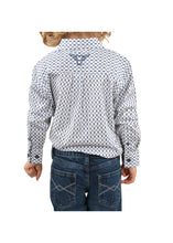 Load image into Gallery viewer, BOYS FREEMAN PRINT BUTTON L/S SHIRT