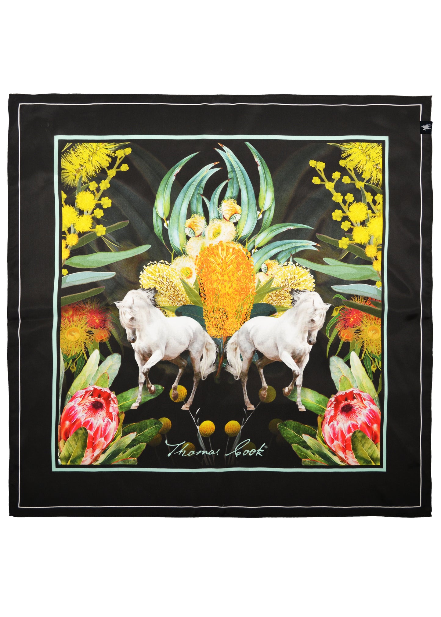 THOMAS COOK SILK PRINT SCARF