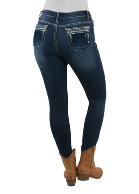 Pure Western Womens Frida Hi Rise Super Skinny Jeans 29 Inch Leg