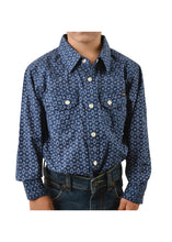 Load image into Gallery viewer, BOYS KANE PRINT WESTERN L/S SHIRT