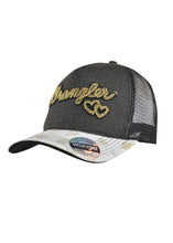 Load image into Gallery viewer, HEART HIGH PROFILEPONYTAIL TRUCKER CAP