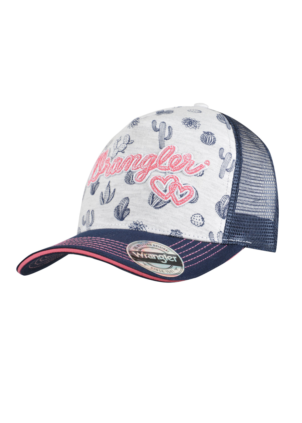 WRANGLER HEART HIGH PROFILEPONYTAIL TRUCKER CAP