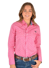 Load image into Gallery viewer, WMNS LYDIA PRINT WESTERN L/S SHIRT
