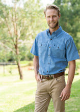 Load image into Gallery viewer, MENS CANNING CHECK 2-PKT S/S SHIRT