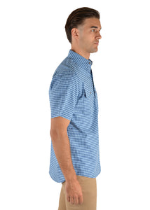 MENS CANNING CHECK 2-PKT S/S SHIRT