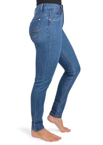 THOMAS COOK WOMENS CRYSTAL JEANS 30 INCH LEG