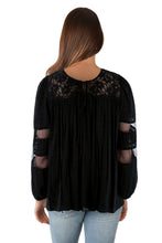 Load image into Gallery viewer, WOMENS FAYE LACE TRIM BLOUSE