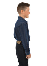 Load image into Gallery viewer, BOYS GLENN CORD CHECK 1 POCKET L/S SHIRT