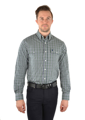 THOMAS COOK MENS THOMPSON CHECK 2 POCKET L/S SHIRT