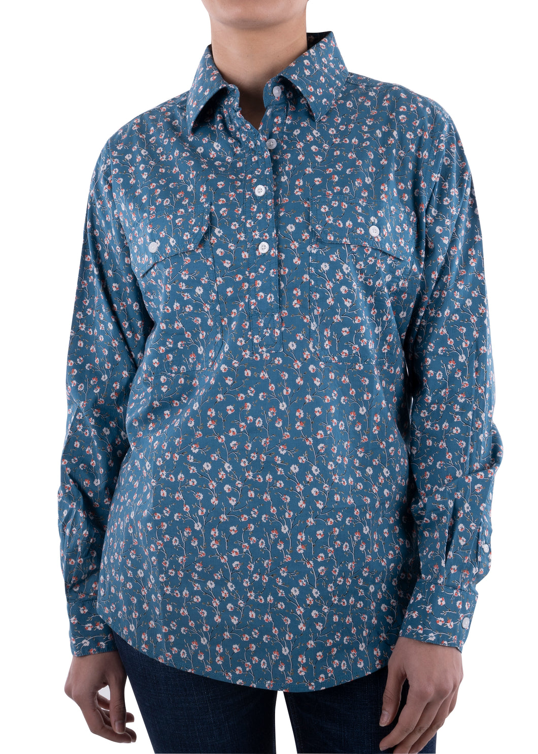 WOMENS BETSY FULL PLACKET L/S SHIRT