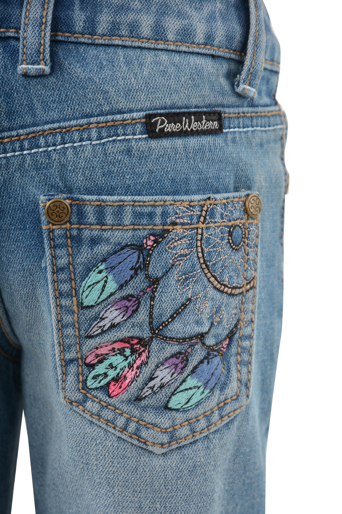 Pure Western Girls Sunny Bootcut Jeans
