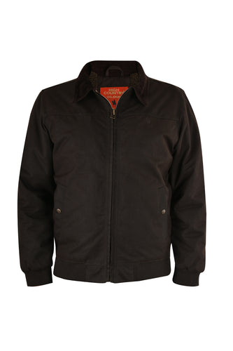 MENS OILSKIN BOMBER JACKET