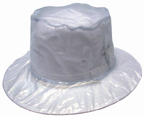 PLASTIC HAT PROTECTOR - CLEAR