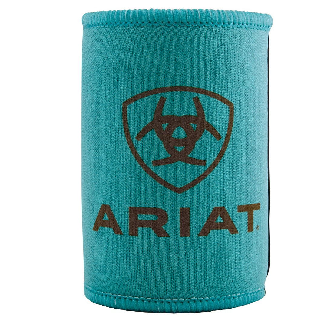 Ariat Stubbie Cooler Turquoise Brown