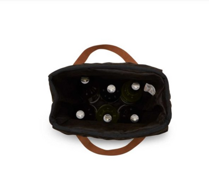 Didgeridoonas The Australian Cooler Oilskin Bag – 6 Bottle With Pouch
