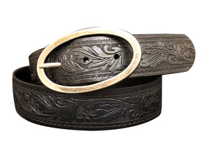 ROPER WOMENS BELT 1 1/2 INCH BRIDLE LEATHER
