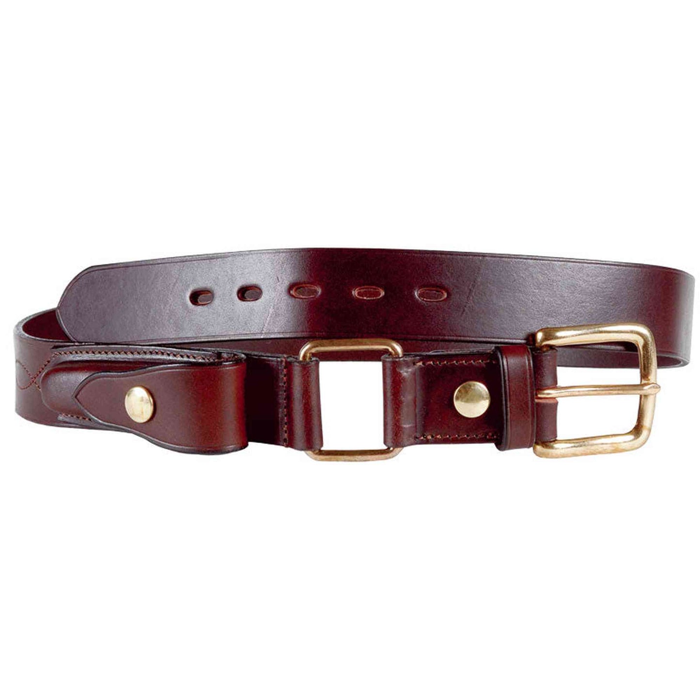 Australian Made Stockman's Belt With Pouch & Square