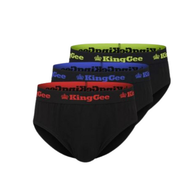 KingGee Cotton Stretch Work Briefs 3PK