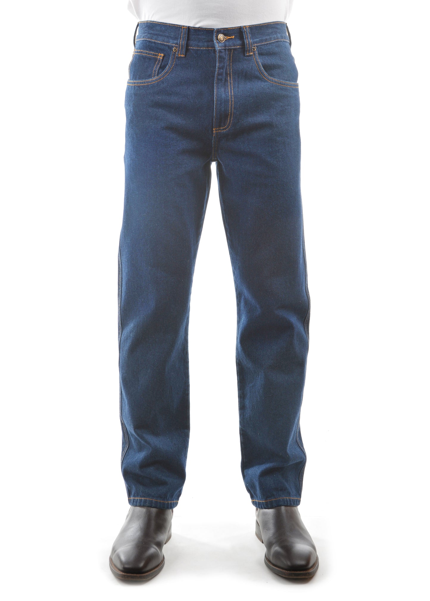 HARD SLOG MENS STRETCH DENIM JEANS 32 INCH LEG