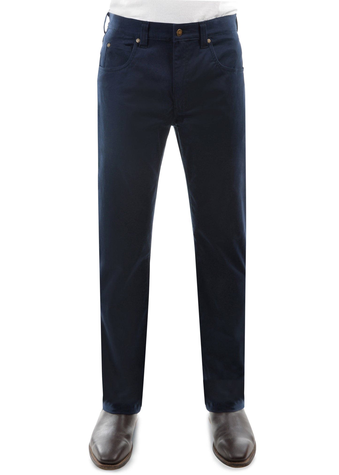 HARD SLOG MENS STRETCH SLIM5 POCKET TWILL JEAN 32 INCH LEG
