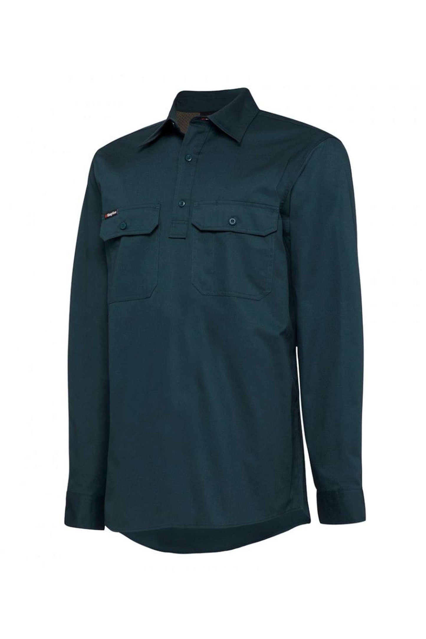 KingGee Long Sleeve Closed Front Mens Work Shirt