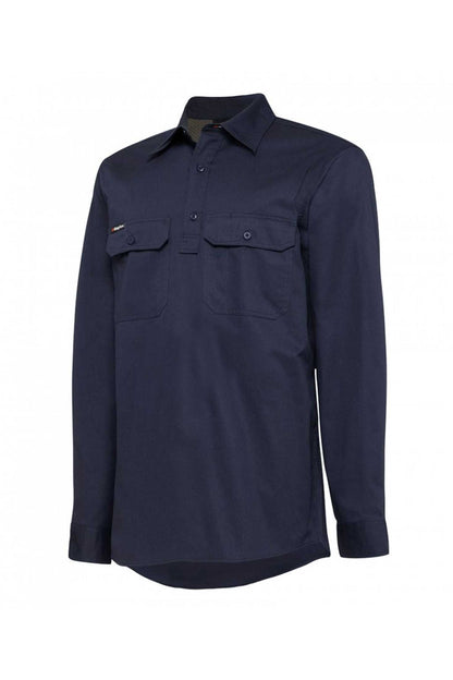 KingGee Long Sleeve Closed Front Mens Work Shirt