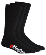 Load image into Gallery viewer, KingGee Mens Bamboo Crew Work Socks 3 Pack