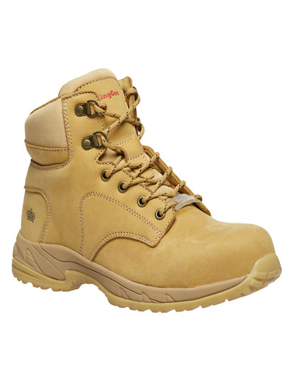 KingGee Womens Tradie Hybrid Zip/Lace Composite Cap Work Boots 6 Inch