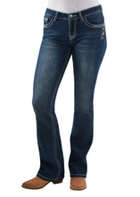 Load image into Gallery viewer, PURE WESTERN WOMENS LOLA BOOT CUT JEAN 34 LEG